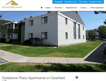 Tablet Screenshot of goldstoneplace.com